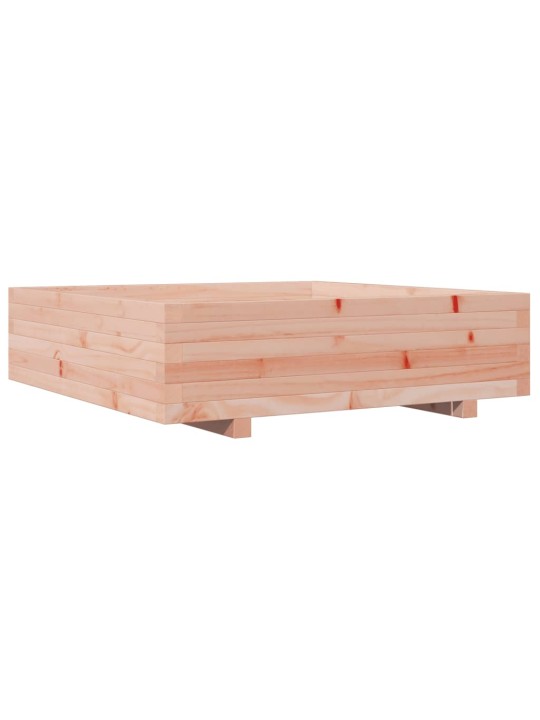 Zahradní truhlík 90 x 90 x 26,5 cm masivní dřevo douglasky