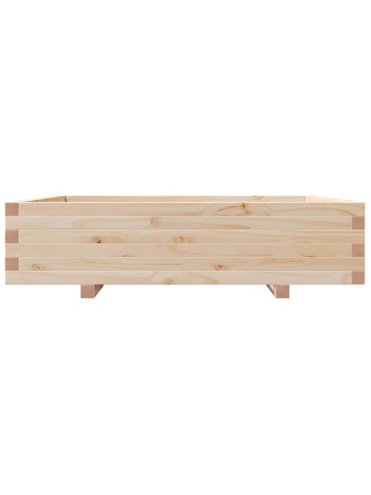 Zahradní truhlík 100 x 100 x 26,5 cm masivní borové dřevo