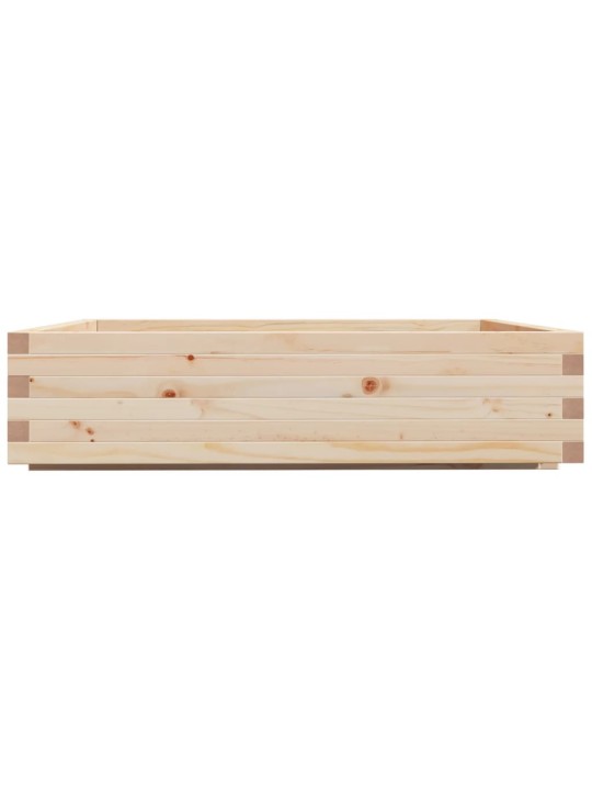 Zahradní truhlík 100 x 100 x 26,5 cm masivní borové dřevo