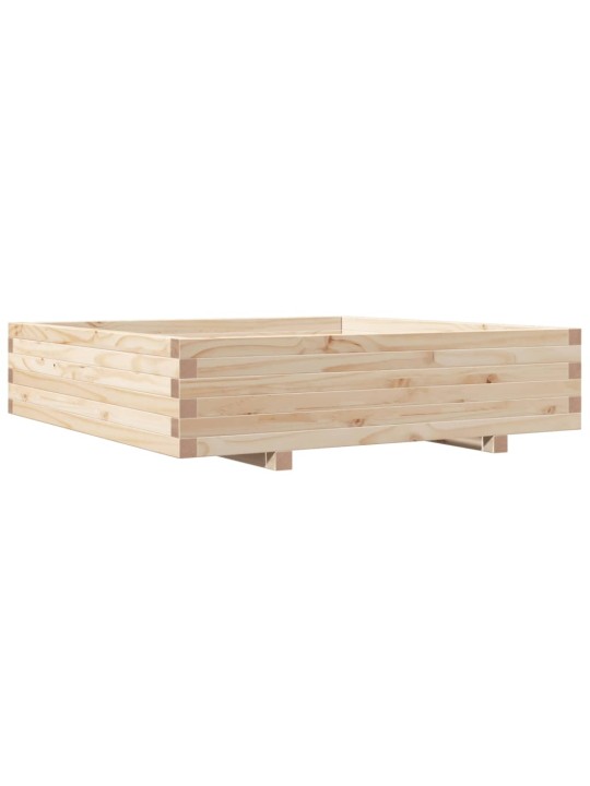 Zahradní truhlík 100 x 100 x 26,5 cm masivní borové dřevo
