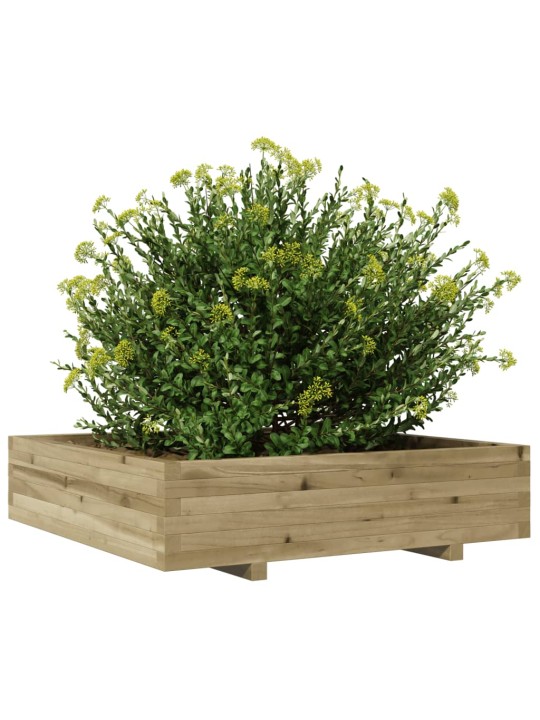Zahradní truhlík 100 x 100 x 26,5 cm impregnované borové dřevo