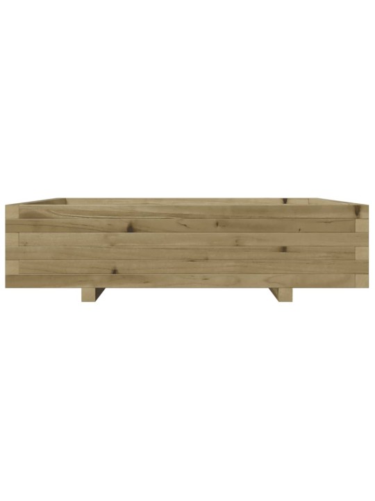 Zahradní truhlík 100 x 100 x 26,5 cm impregnované borové dřevo