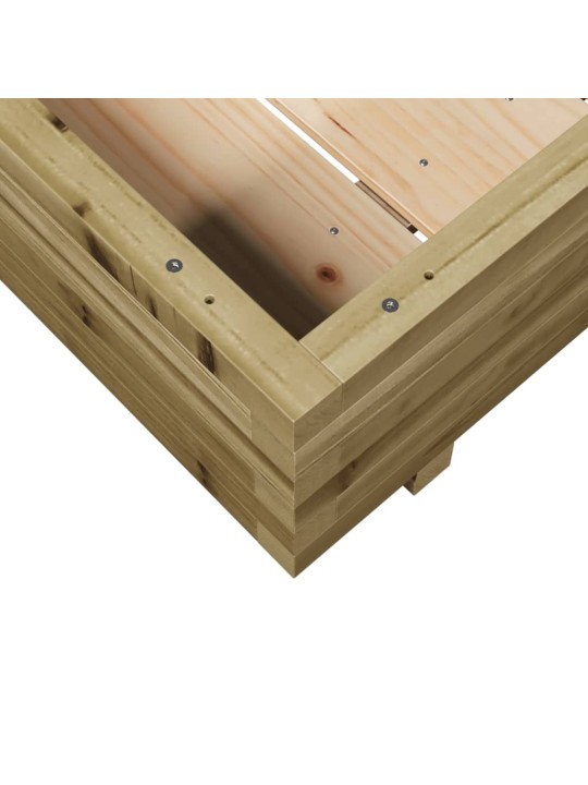Zahradní truhlík 100 x 100 x 26,5 cm impregnované borové dřevo