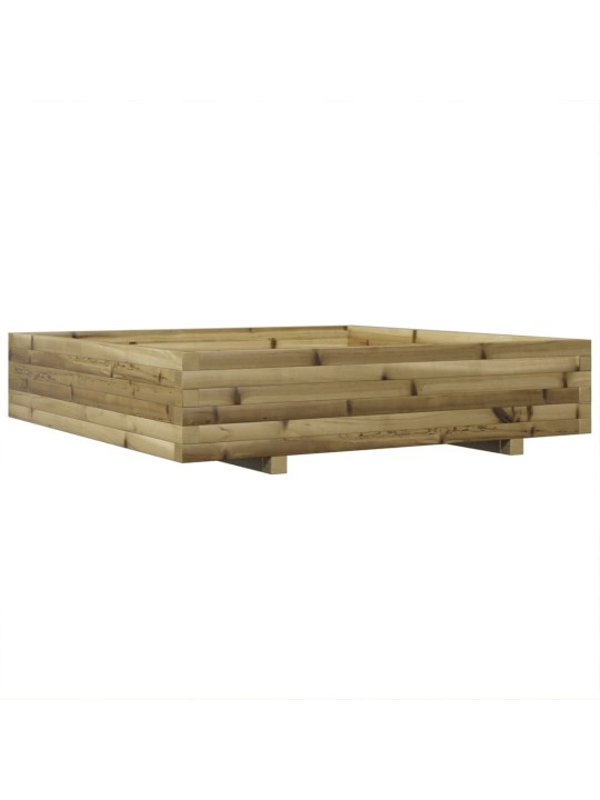 Zahradní truhlík 110 x 110 x 26,5 cm impregnované borové dřevo