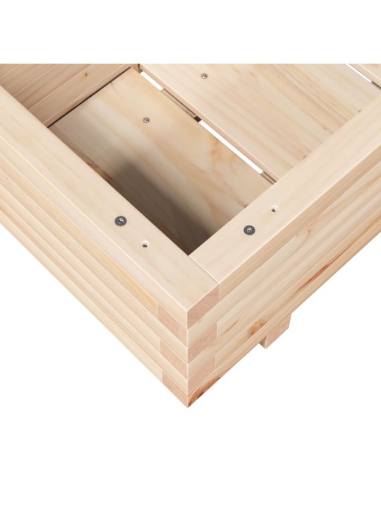 Zahradní truhlík 70 x 40 x 26,5 cm masivní borovice