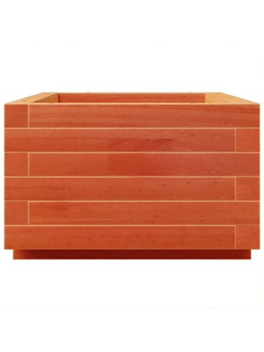 Zahradní truhlík voskově hnědý 80x80x26,5 cm masivní borovice