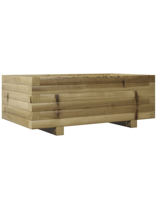 Zahradní truhlík 70 x 40 x 26,5 cm impregnované borové dřevo