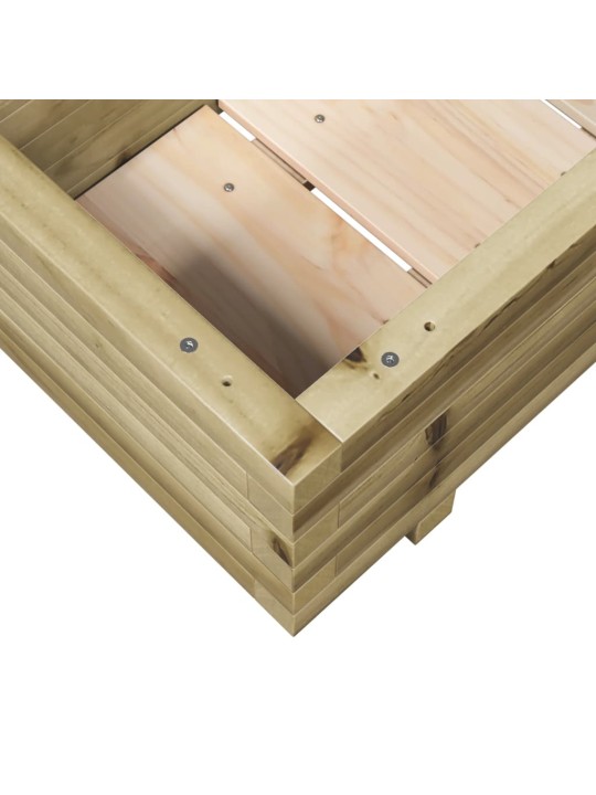Zahradní truhlík 70 x 40 x 26,5 cm impregnované borové dřevo