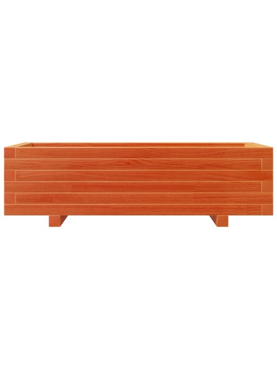 Zahradní truhlík voskově hnědý 90x40x26,5 cm masivní borovice