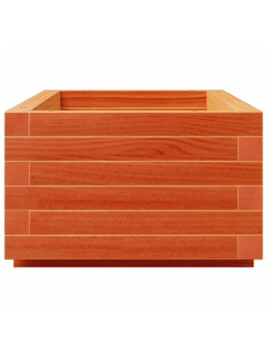 Zahradní truhlík voskově hnědý 90x40x26,5 cm masivní borovice