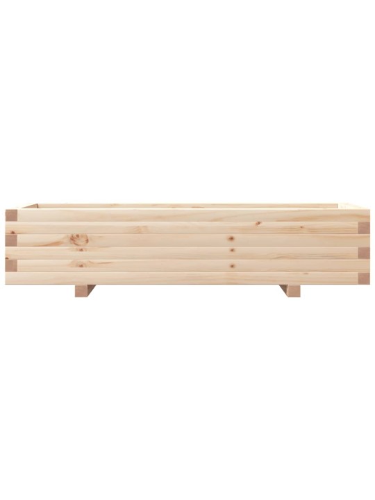 Zahradní truhlík 110 x 40 x 26,5 cm masivní borovice