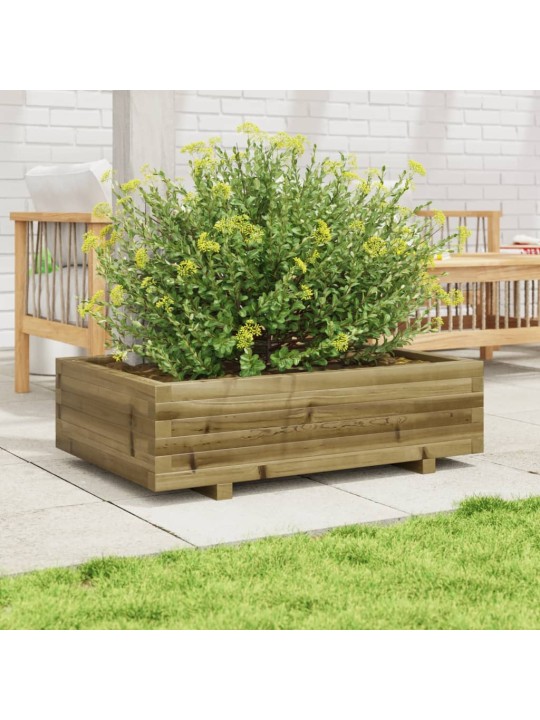 Zahradní truhlík 90 x 60 x 26,5 cm impregnované borové dřevo