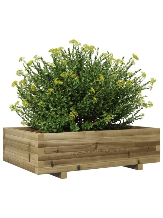 Zahradní truhlík 90 x 60 x 26,5 cm impregnované borové dřevo