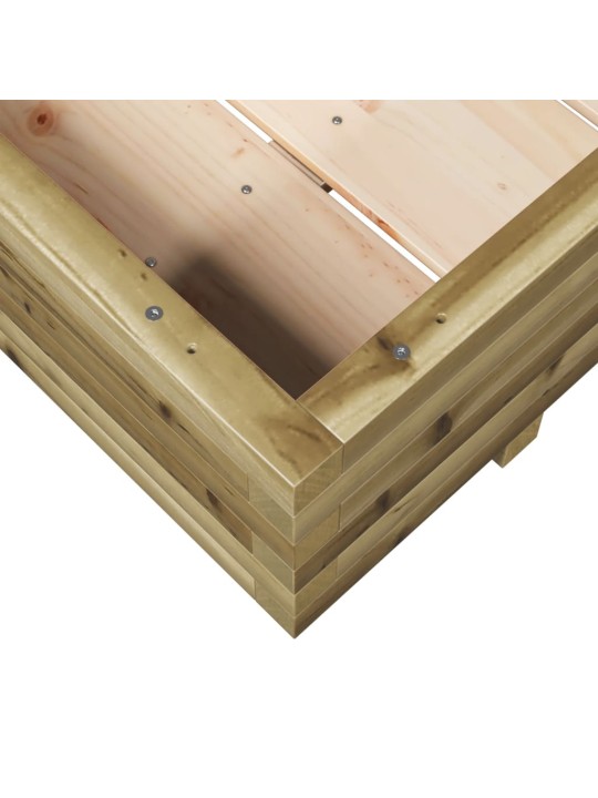 Zahradní truhlík 90 x 60 x 26,5 cm impregnované borové dřevo