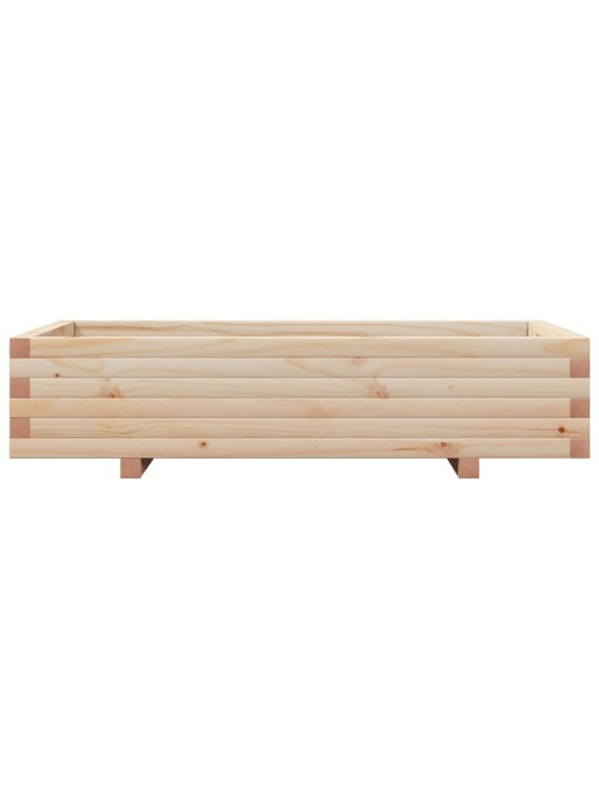 Zahradní truhlík 110 x 60 x 26,5 cm masivní borové dřevo