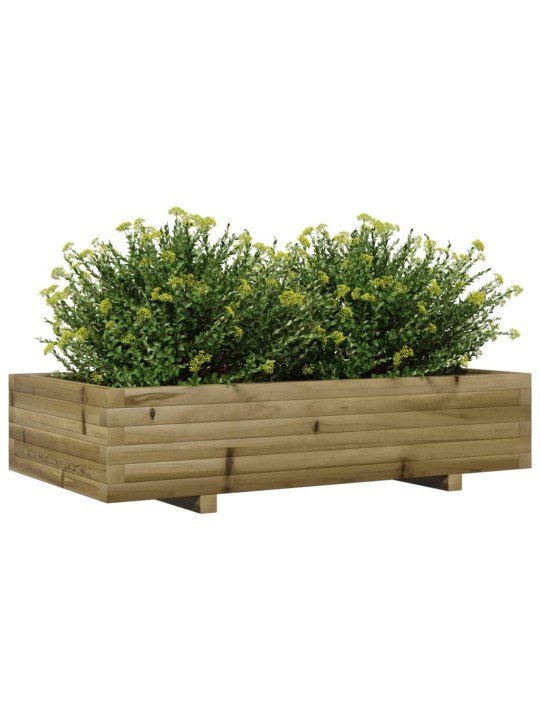 Zahradní truhlík 110 x 60 x 26,5 cm impregnované borové dřevo