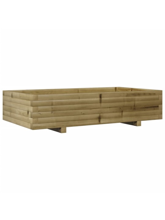 Zahradní truhlík 110 x 60 x 26,5 cm impregnované borové dřevo