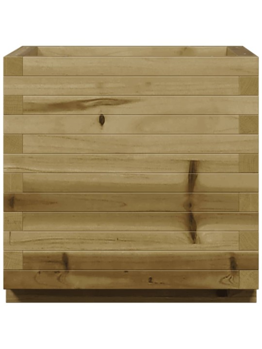 Zahradní truhlík 50 x 50 x 49,5 cm impregnované borové dřevo
