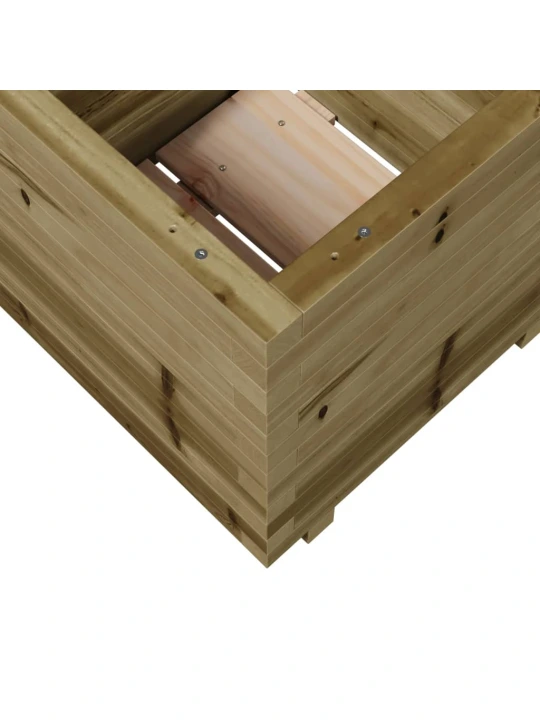 Zahradní truhlík 50 x 50 x 49,5 cm impregnované borové dřevo