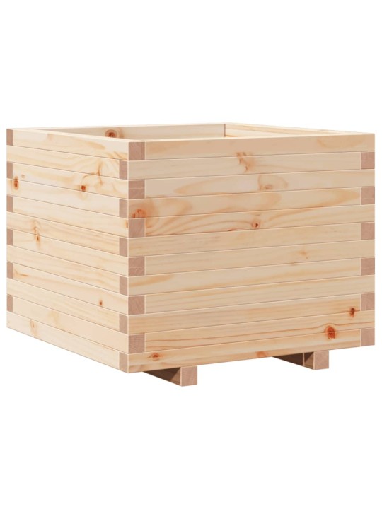 Zahradní truhlík 60 x 60 x 49,5 cm masivní borové dřevo