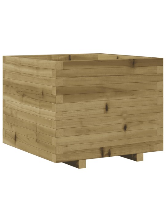 Zahradní truhlík 60 x 60 x 49,5 cm impregnované borové dřevo