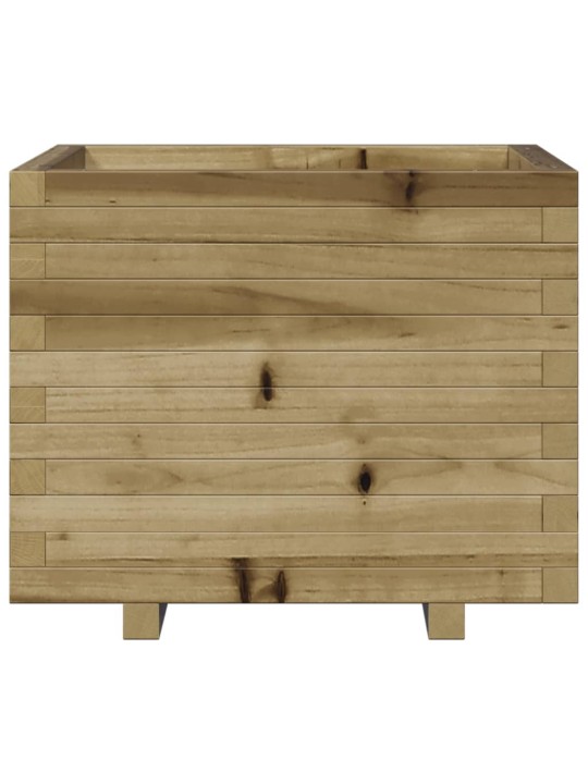 Zahradní truhlík 60 x 60 x 49,5 cm impregnované borové dřevo