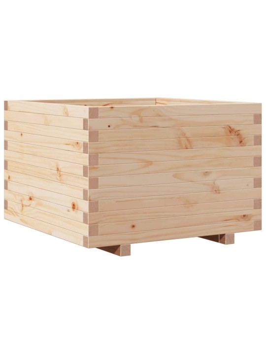 Zahradní truhlík 70 x 70 x 49,5 cm masivní borové dřevo