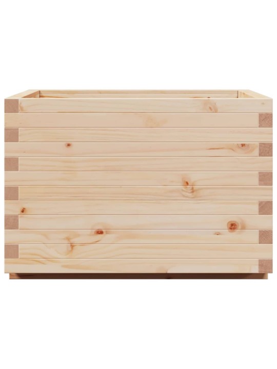 Zahradní truhlík 70 x 70 x 49,5 cm masivní borové dřevo