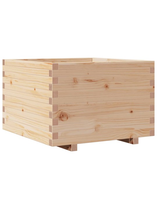 Zahradní truhlík 70 x 70 x 49,5 cm masivní borové dřevo
