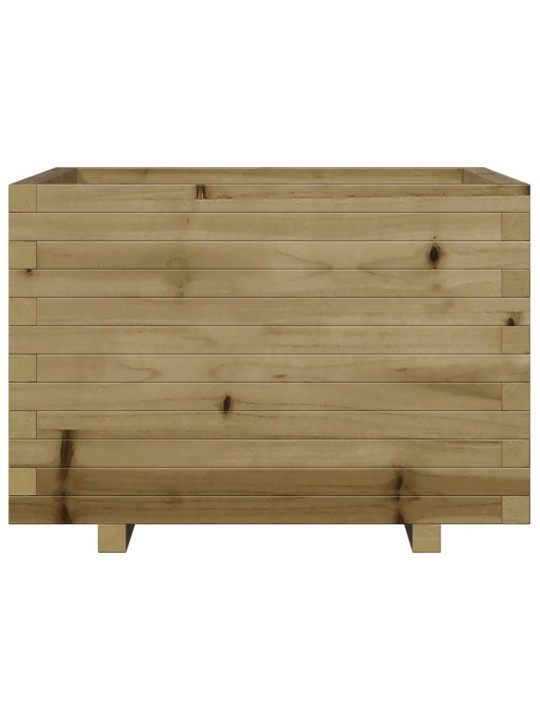 Zahradní truhlík 70 x 70 x 49,5 cm impregnované borové dřevo