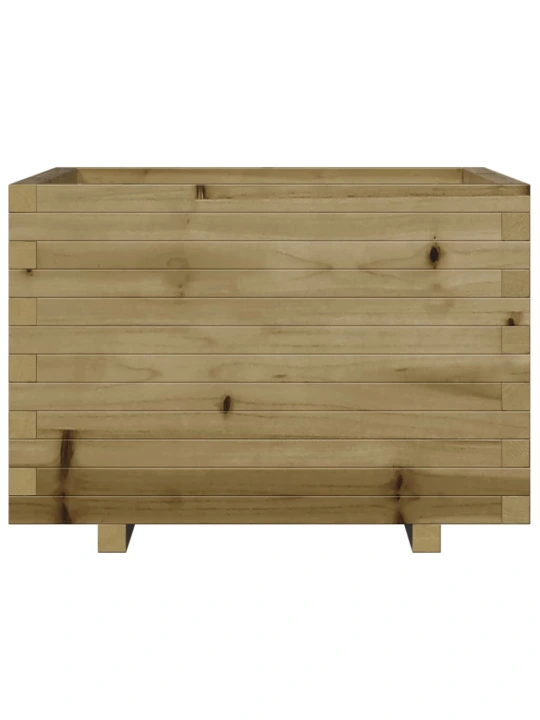 Zahradní truhlík 70 x 70 x 49,5 cm impregnované borové dřevo