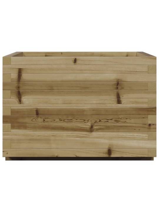 Zahradní truhlík 70 x 70 x 49,5 cm impregnované borové dřevo