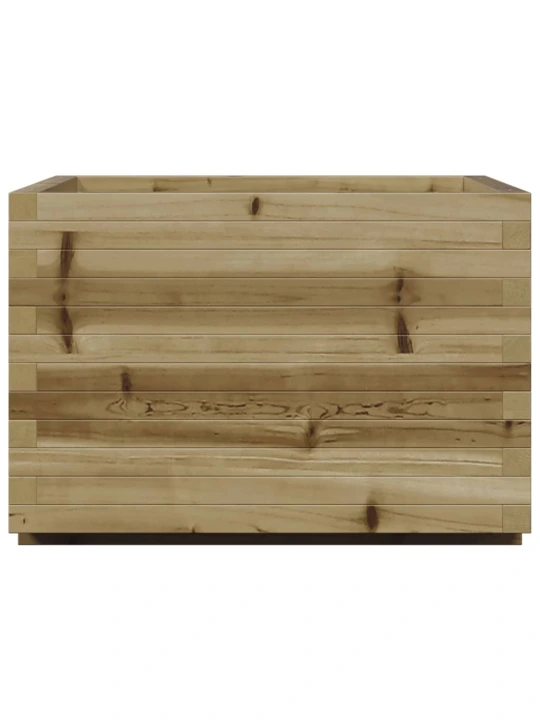 Zahradní truhlík 70 x 70 x 49,5 cm impregnované borové dřevo