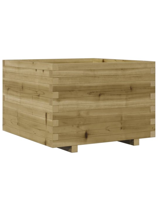 Zahradní truhlík 70 x 70 x 49,5 cm impregnované borové dřevo
