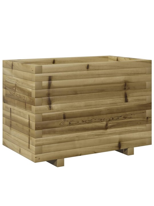 Zahradní truhlík 70 x 40 x 49,5 cm impregnované borové dřevo