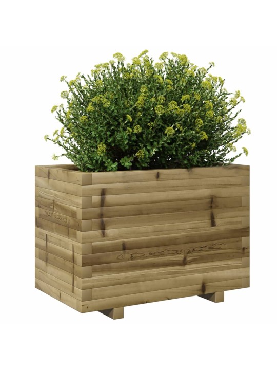Zahradní truhlík 70 x 40 x 49,5 cm impregnované borové dřevo