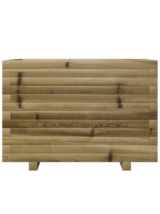Zahradní truhlík 70 x 40 x 49,5 cm impregnované borové dřevo