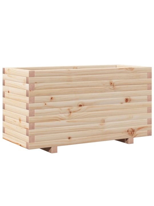 Zahradní truhlík 90 x 40 x 49,5 cm masivní borové dřevo