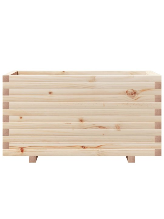 Zahradní truhlík 90 x 40 x 49,5 cm masivní borové dřevo