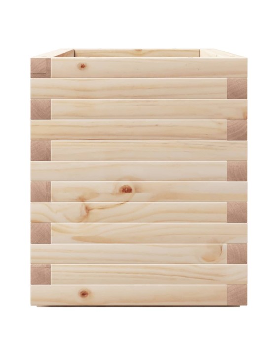 Zahradní truhlík 90 x 40 x 49,5 cm masivní borové dřevo