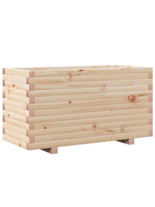 Zahradní truhlík 90 x 40 x 49,5 cm masivní borové dřevo