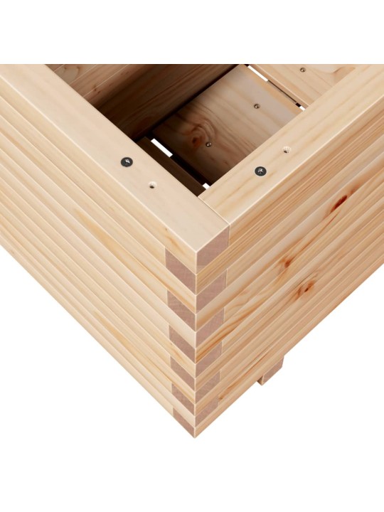 Zahradní truhlík 90 x 40 x 49,5 cm masivní borové dřevo