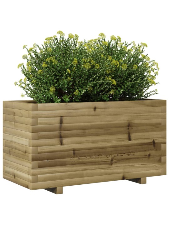 Zahradní truhlík 90 x 40 x 49,5 cm impregnované borové dřevo