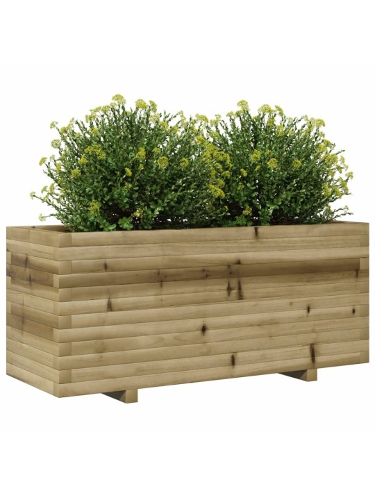 Zahradní truhlík 110 x 40 x 49,5 cm impregnované borové dřevo