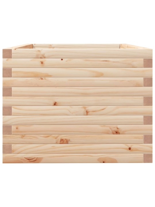 Zahradní truhlík 90 x 60 x 49,5 cm masivní borové dřevo