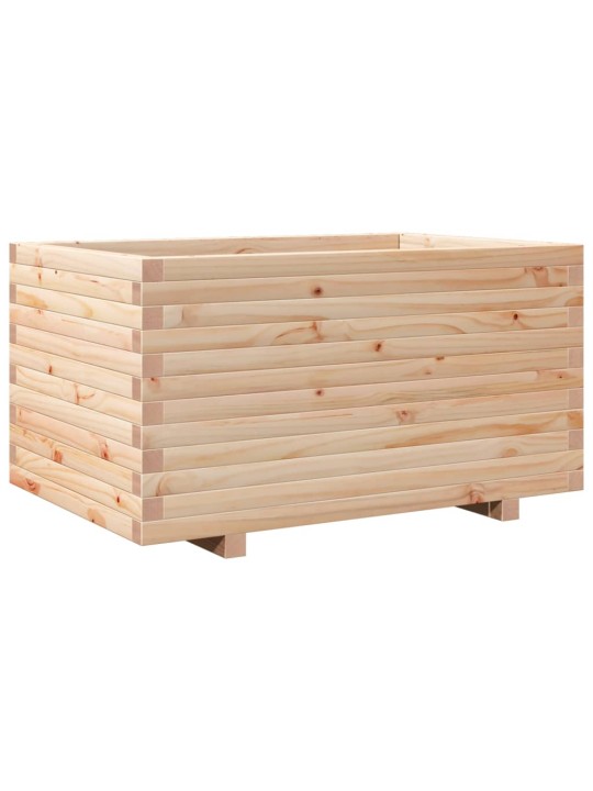 Zahradní truhlík 90 x 60 x 49,5 cm masivní borové dřevo