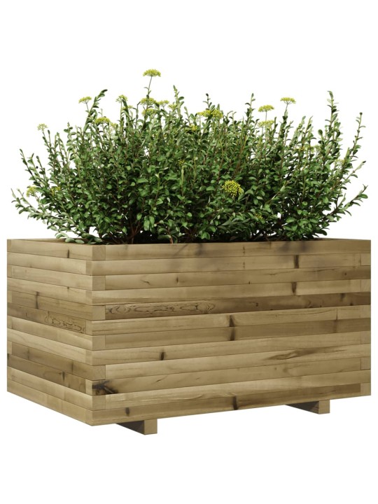 Zahradní truhlík 90 x 60 x 49,5 cm impregnované borové dřevo