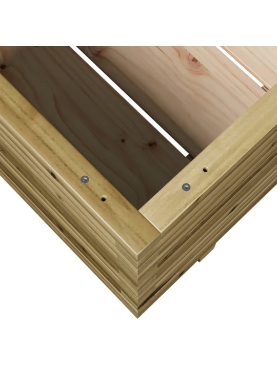 Zahradní truhlík 90 x 60 x 49,5 cm impregnované borové dřevo