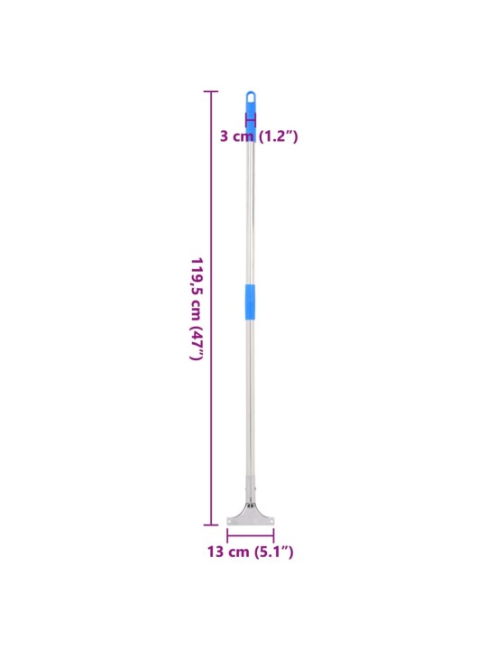Násady pro podlahovou stěrku 5 ks 119,5 cm ocel a plast