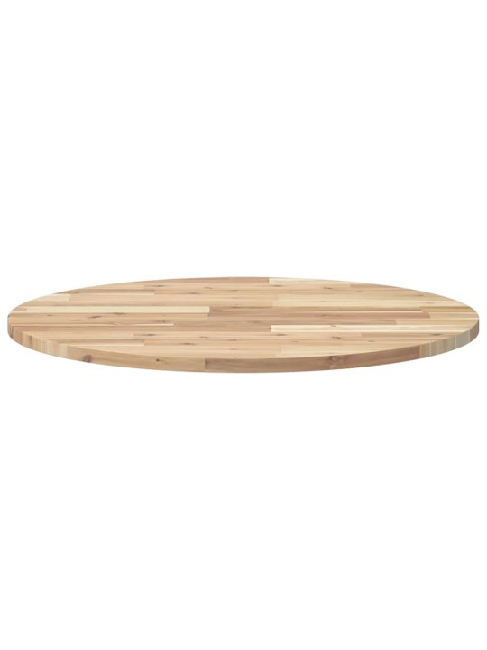 Stolní deska kulatá ø 70 x 2 cm masivní akáciové dřevo